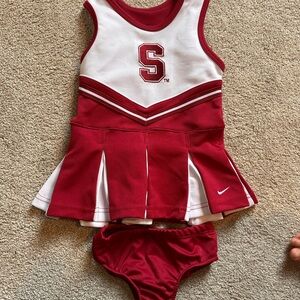 Toddler Stanford cheerleader outfit